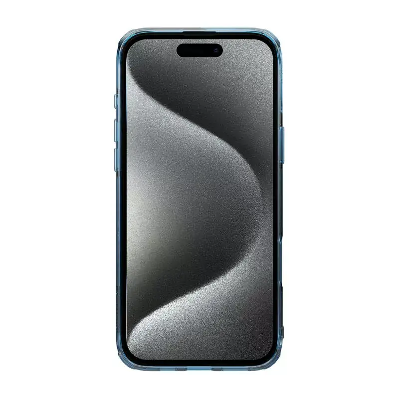 TPU dėklas Nillkin Nature iPhone 16 Plus – magnetinis, mėlynas, plonas apsauginis dangtelis