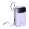 Nešiojamasis įkroviklis Baseus QPow 2 10000mAh 30W 2xUSB-C išorinė baterija (Purple)