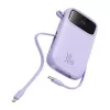 Nešiojamasis įkroviklis Baseus QPow 2 10000mAh 30W 2xUSB-C išorinė baterija (Purple)