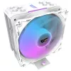 Darkflash Z4 Pro Mist White oro aušintuvas — 120 mm ventiliatorius, hidraulinis guolis, 200 W TDP, palaiko AM5/AM4/LGA1700/1200/115x