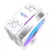 Darkflash Z4 Pro Mist White oro aušintuvas — 120 mm ventiliatorius, hidraulinis guolis, 200 W TDP, palaiko AM5/AM4/LGA1700/1200/115x