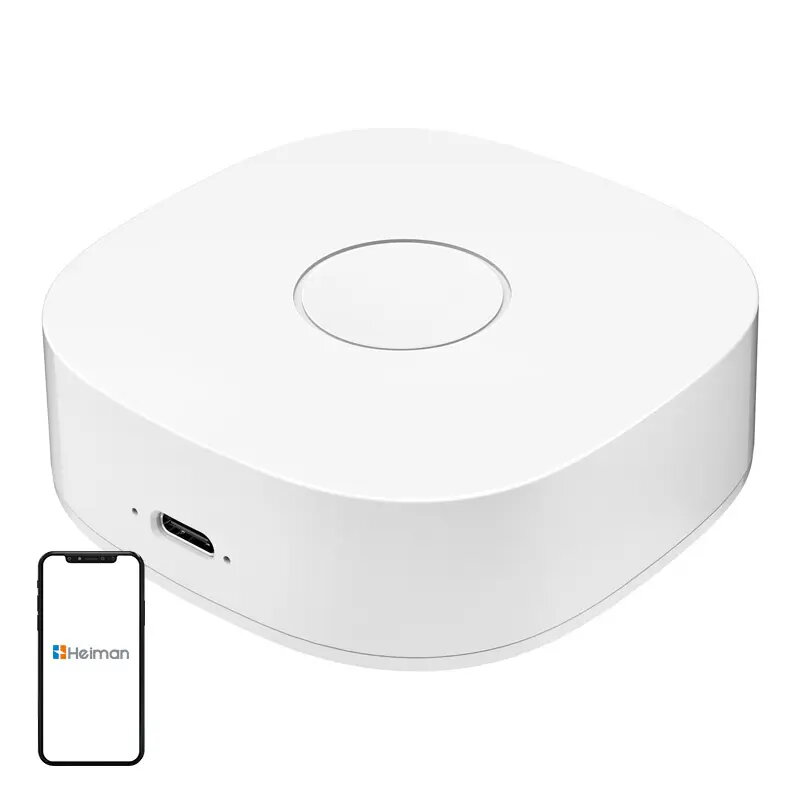 Išmaniojo namų tinklų sietuvas HEIMAN WS2GW-R, WiFi belaidis ryšys, modelis WS2GW-R