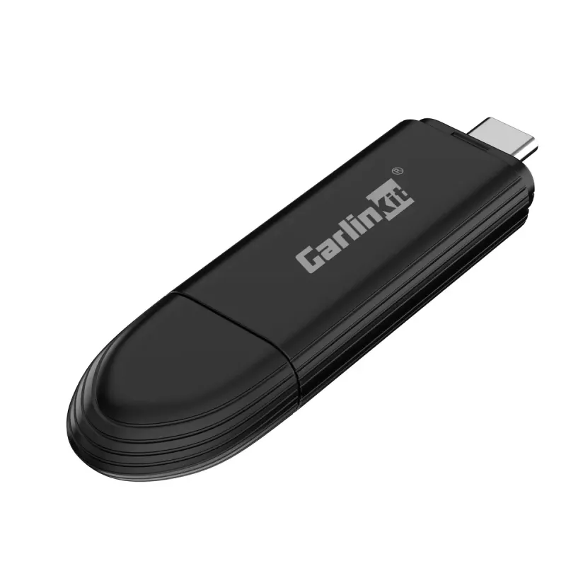 Carlinkit automobilinės medijos imtuvas MINI PRO — juodas, 81,3×21×10,5 mm