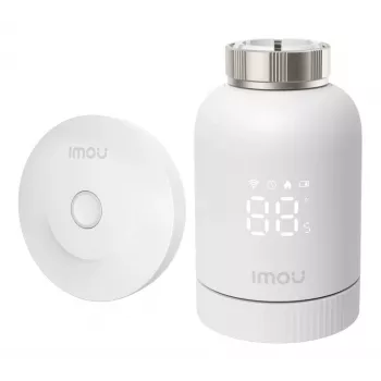 Skaitmeninis termostatas Imou TRV1 Kit ZigBee Baltas Maitinamas baterijomis