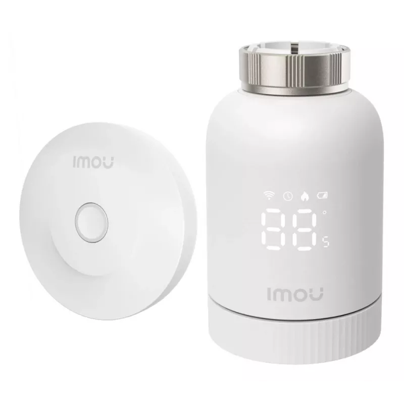 Skaitmeninis termostatas Imou TRV1 Kit ZigBee Baltas Maitinamas baterijomis
