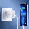USB-C maitinimo įkroviklis CHOETECH PD8007 45W EU baltas – USB‑C PD 45W