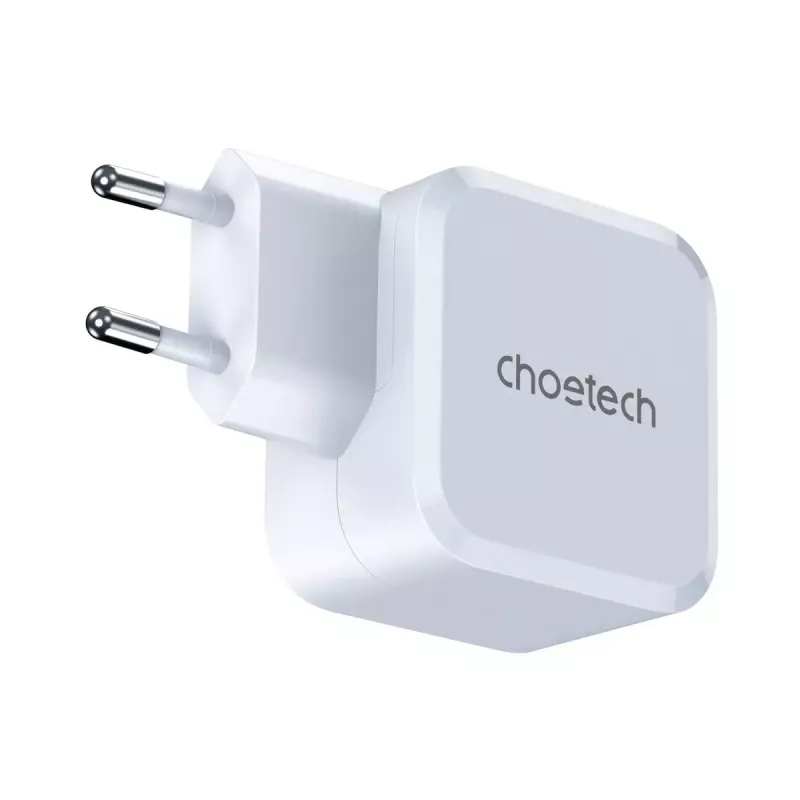 USB-C maitinimo įkroviklis CHOETECH PD8007 45W EU baltas – USB‑C PD 45W