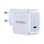USB-C maitinimo įkroviklis CHOETECH PD8007 45W EU baltas – USB‑C PD 45W
