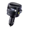 Automobilinis įkroviklis Baseus Enjoyment Max 60W su integruotais USB-C laidais, 60 W išvestis