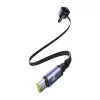 Automobilinis įkroviklis Baseus Enjoyment Max 60W su integruotais USB-C laidais, 60 W išvestis