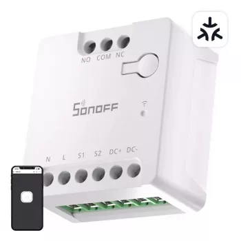 Išmanusis WiFi jungiklis Sonoff MINI-D AC/DC 12–48V sausasis kontaktas
