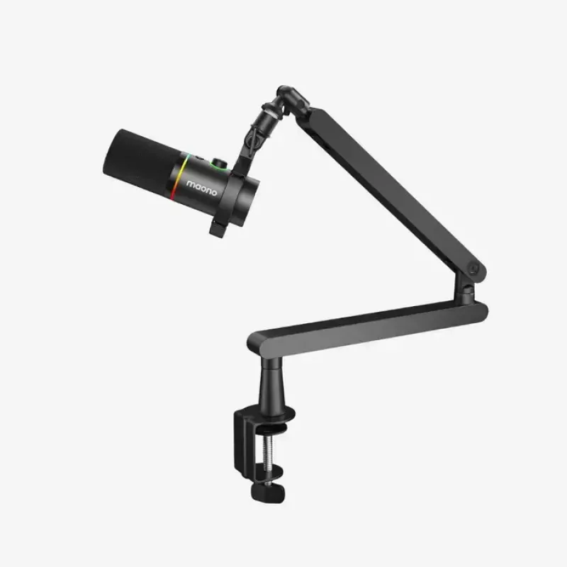Podcast mikrofonas MAONO PD200X Juoda — laidinis XLR/USB-C, jautrumas -52 dB, 40–16000 Hz