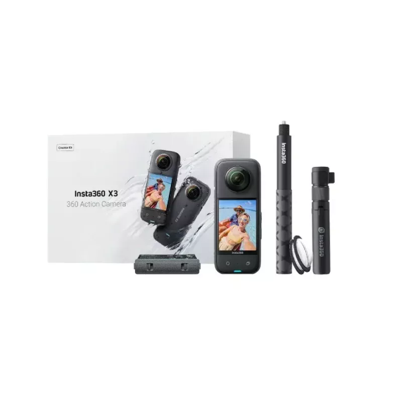 360 Kamera Insta360 X3 Waterproof 5.7K – Insta360 X3 5.7K 360° vandeniui atspari veiksmo kamera