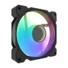 Aušinimo ventiliatorius Darkflash DR08 (juodas) — korpuso/CPU ventiliatorius, modelis DR08 Juoda