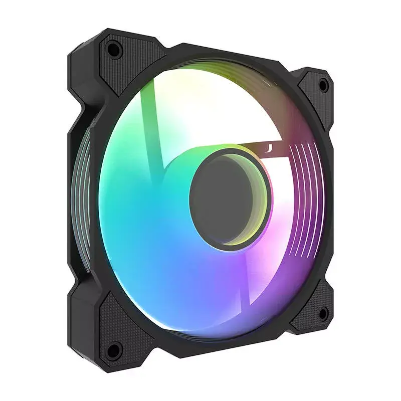 Aušinimo ventiliatorius Darkflash DR08 (juodas) — korpuso/CPU ventiliatorius, modelis DR08 Juoda