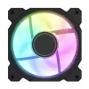 Aušinimo ventiliatorius Darkflash DR08 (juodas) — korpuso/CPU ventiliatorius, modelis DR08 Juoda
