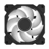 Aušinimo ventiliatorius Darkflash DR08 (juodas) — korpuso/CPU ventiliatorius, modelis DR08 Juoda