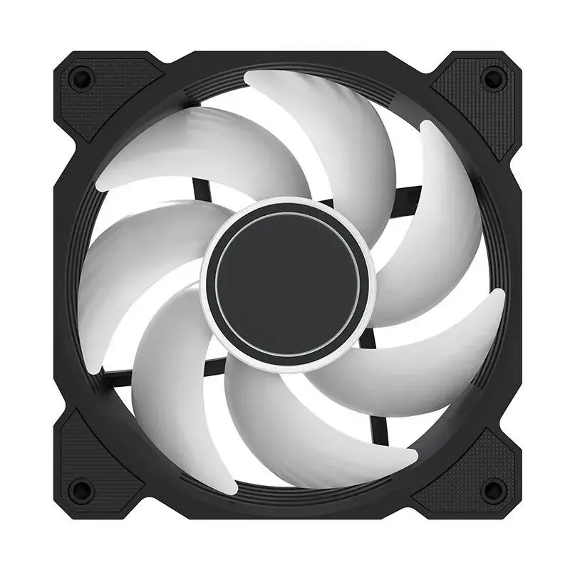 Aušinimo ventiliatorius Darkflash DR08 (juodas) — korpuso/CPU ventiliatorius, modelis DR08 Juoda