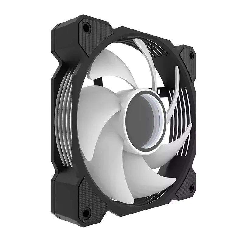 Aušinimo ventiliatorius Darkflash DR08 (juodas) — korpuso/CPU ventiliatorius, modelis DR08 Juoda