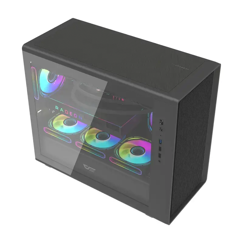 Kompiuterio korpusas Darkflash DB460M Micro ATX, juodas
