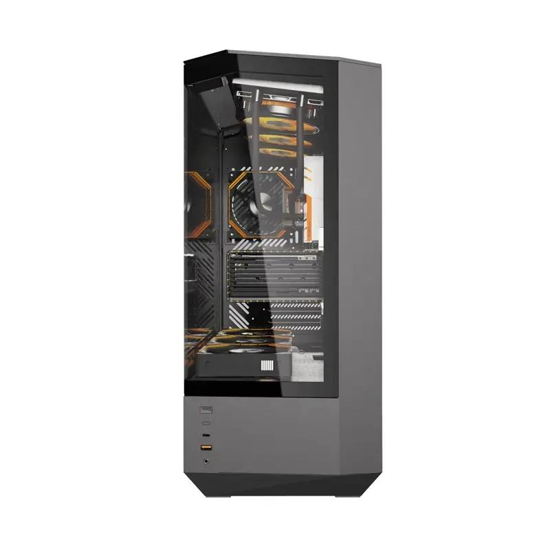 Kompiuterio korpusas Darkflash DY460 ATX Juodas