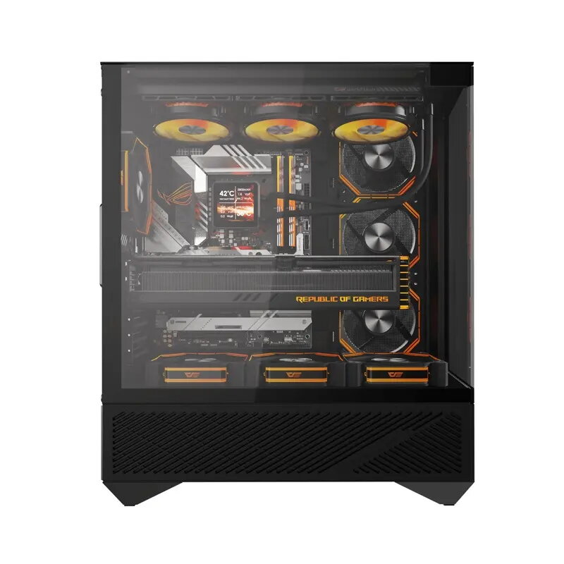 Kompiuterio korpusas Darkflash DY460 ATX Juodas
