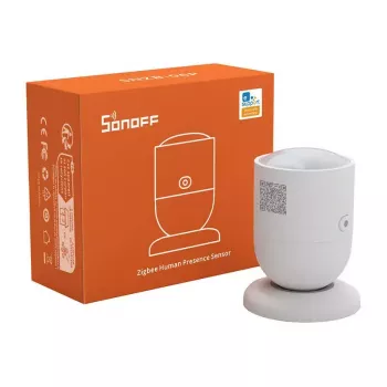 Judėjimo ir buvimo jutiklis Sonoff SNZB-06P ZigBee maitinamas baterijomis — žmogaus buvimo aptikimas