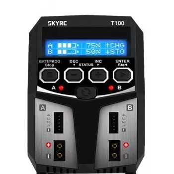 SkyRC T100 įkroviklis AC, 5A įkrovimo srovė