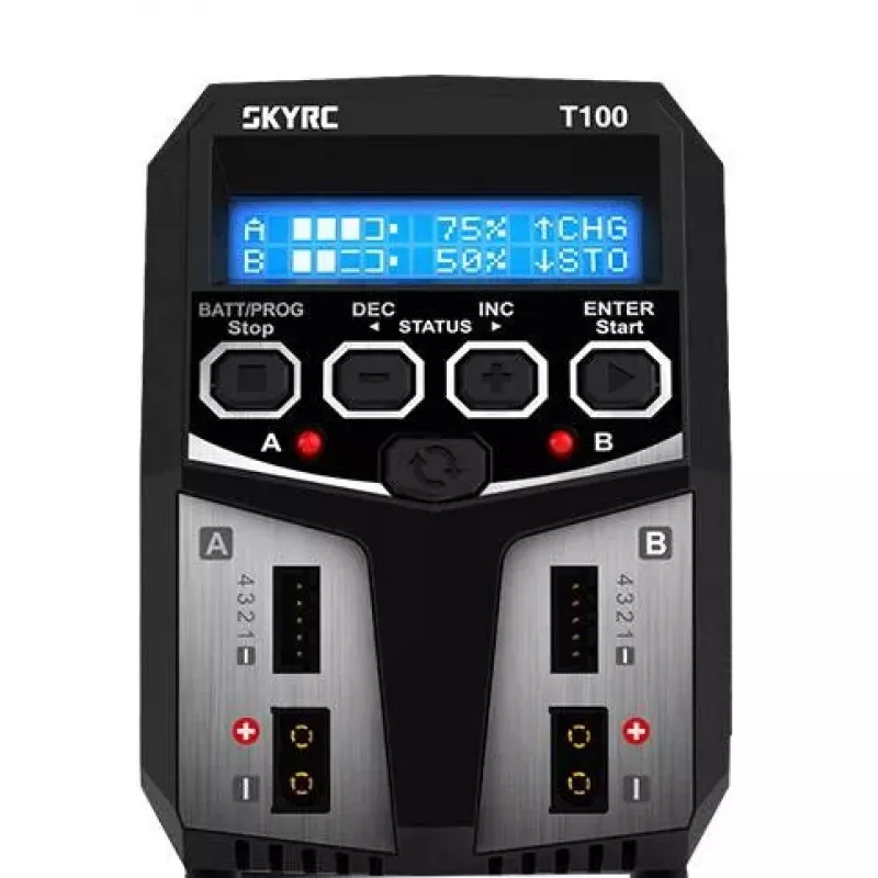 SkyRC T100 įkroviklis AC, 5A įkrovimo srovė