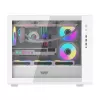 Kompiuterio korpusas Darkflash DB460M Micro ATX baltas
