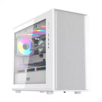 Kompiuterio korpusas Darkflash DB460M Micro ATX baltas