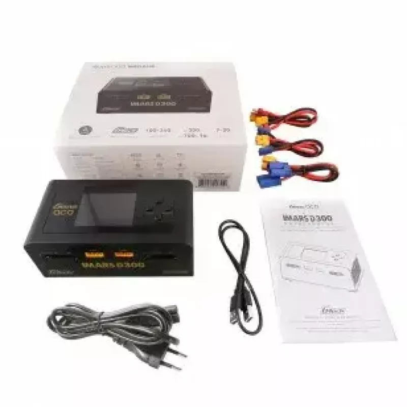 Baterijos įkroviklis Gens ace IMARS D300 300W 700W AC DC Juoda