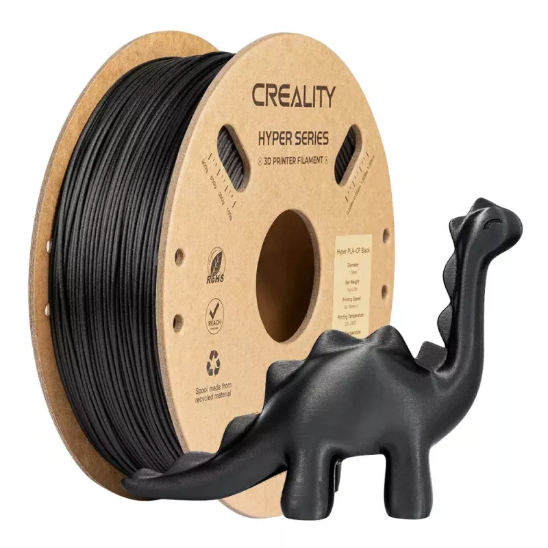 Creality 3D Hyper PLA-CF anglies pluošto juoda 1 kg