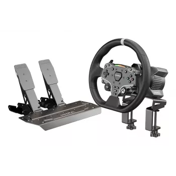 Moza Racing R3 Bundle For XBOX & PC, vairas + pedalai, PC, Xbox One, Xbox Series S, Xbox Series X, pradžios mygtukas, 360°, tiesioginė pavara, reguliuojamas