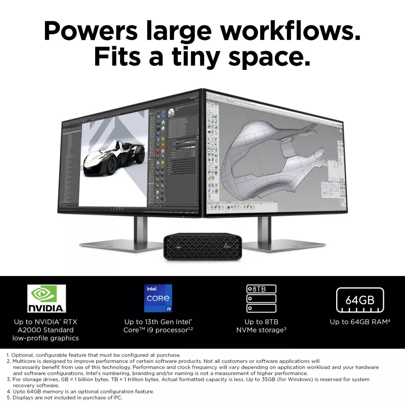 HP Z2 Mini G9 Dual Type-A SuperSpeed USB 10Gbps prievadų sąsajos plokštė/adapteris