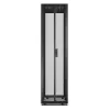 APC Easy Rack, 48U, juodas, su stogu, ratukais, kojelėmis, 4 laikikliais ir dugnu, be šoninių plokščių, 2258A x 600P x 1000G mm