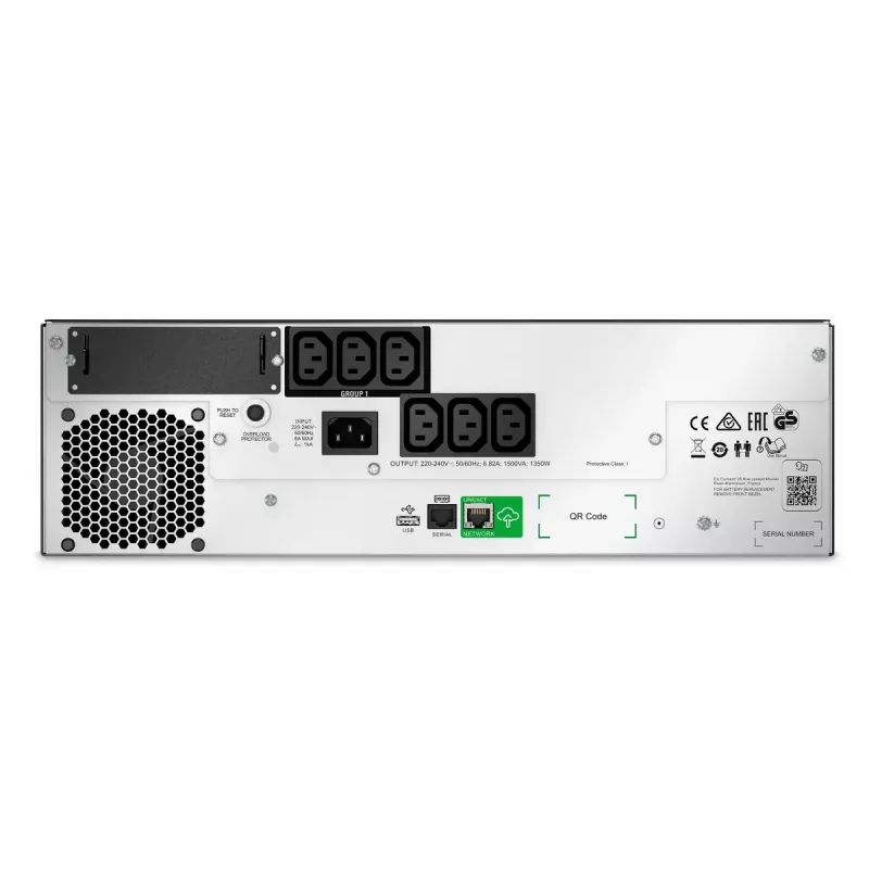 APC Smart-UPS Li-ion SMTL1500RMI3UC - 6x C13, trumpas gylis, montuojamas į stovą 3U, SmartConnect, 1500VA