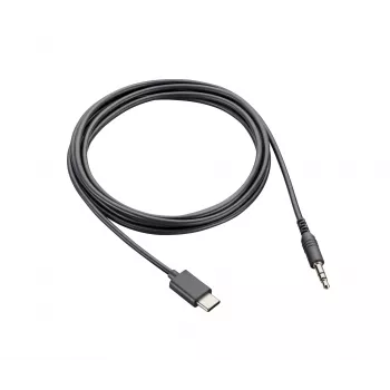 Laidas Poly HP Poly Voyager Surround 80/85 UC 3,5 mm garso adapterio laidas, juodas