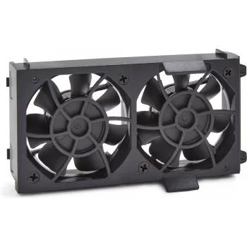 HP Z2 TWR dvigubo priekinio ventiliatoriaus komplektas kompiuterio korpusui, juodas