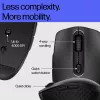 HP 695 Įkraunama belaidė pelė, abiem rankoms tinkama, Bluetooth, 4000 DPI, juoda