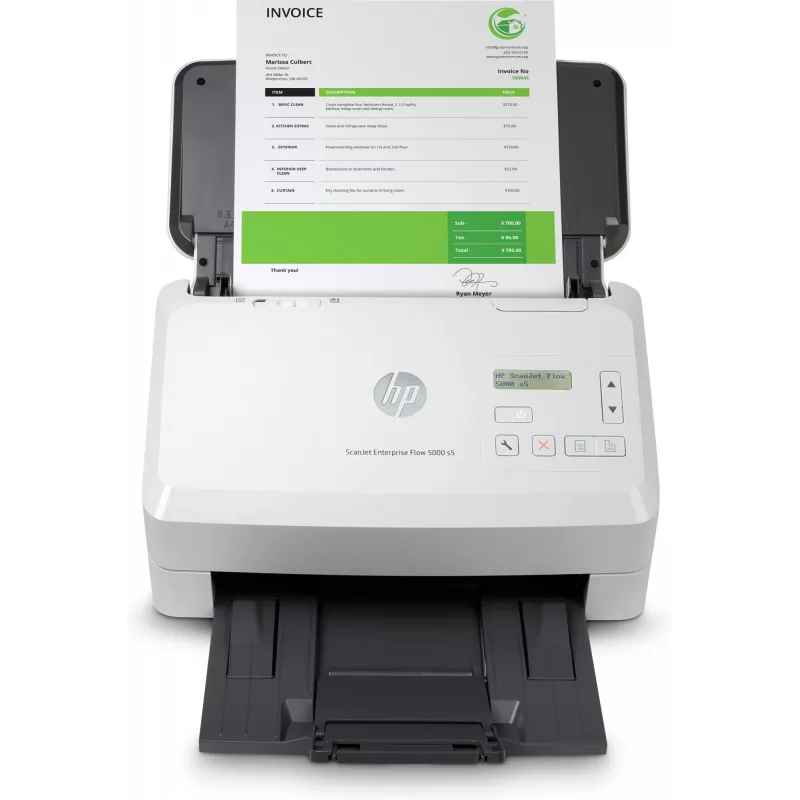 HP Scanjet Enterprise Flow 5000 s5 lapinis skaitytuvas 600 x 600 DPI A4 Balta