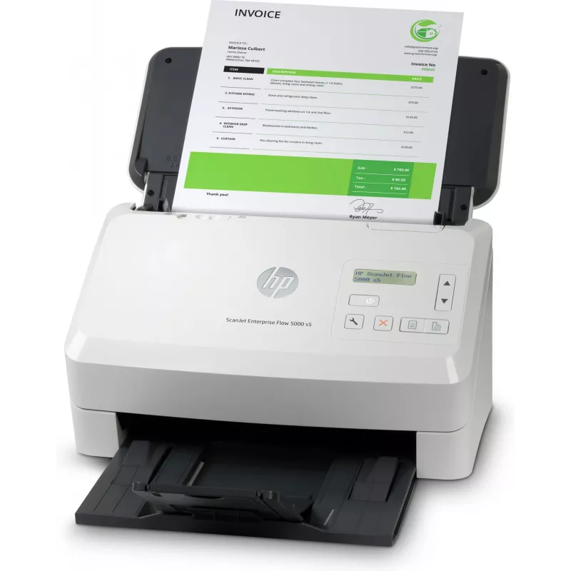 HP Scanjet Enterprise Flow 5000 s5 lapinis skaitytuvas 600 x 600 DPI A4 Balta