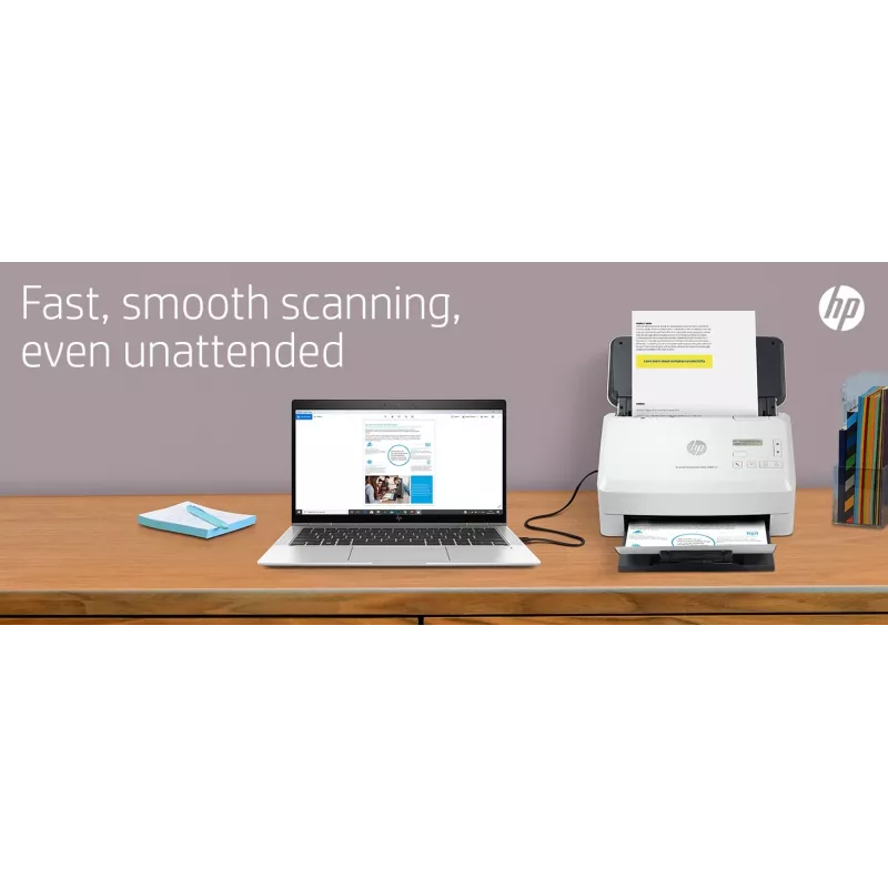 HP Scanjet Enterprise Flow 5000 s5 lapinis skaitytuvas 600 x 600 DPI A4 Balta