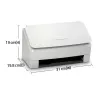 HP Scanjet Enterprise Flow 5000 s5 lapinis skaitytuvas 600 x 600 DPI A4 Balta