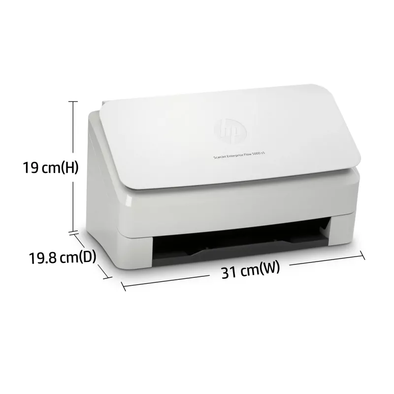 HP Scanjet Enterprise Flow 5000 s5 lapinis skaitytuvas 600 x 600 DPI A4 Balta