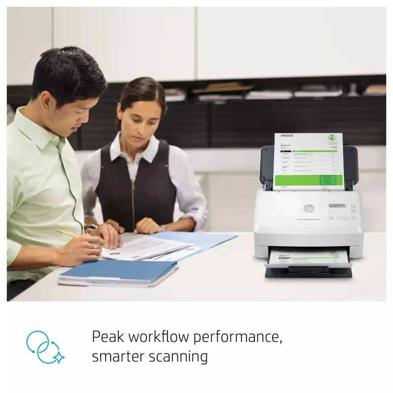 HP Scanjet Enterprise Flow 5000 s5 lapinis skaitytuvas 600 x 600 DPI A4 Balta