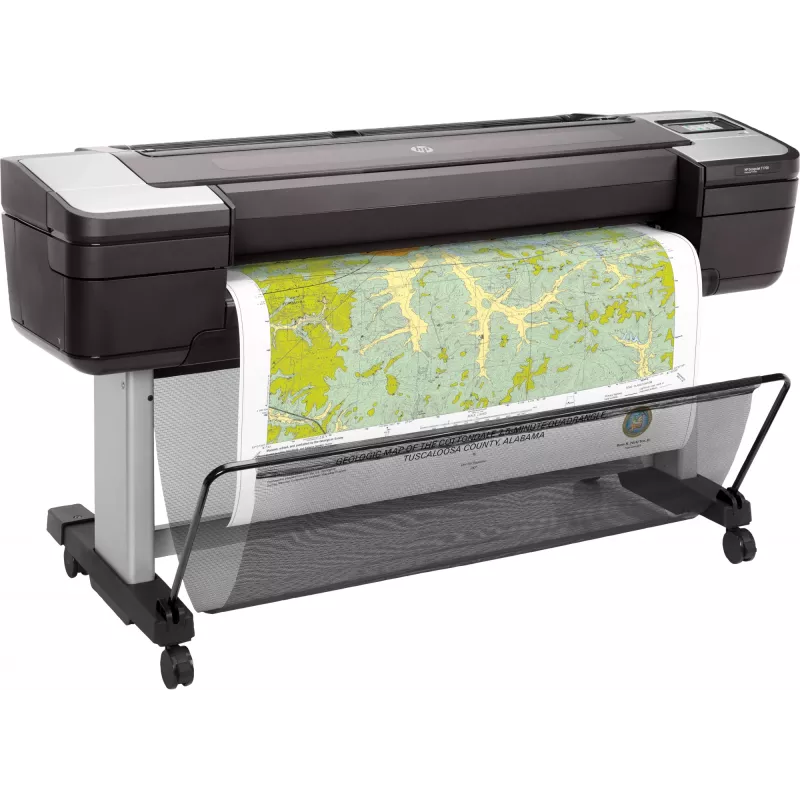 HP Designjet T1700 44 colių spausdintuvas, terminis rašalinis, 2400 x 1200 DPI, HP-GL/2, TIFF, JPEG, CALS G4, URF, žydra, fotografiškai juoda, matinė juoda, purpurinė, geltona, 2400 x 1200 DPI, 116 pph