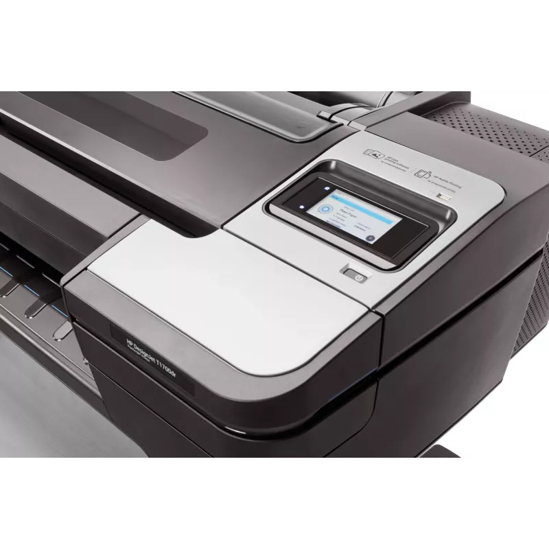HP Designjet T1700 44 colių spausdintuvas, terminis rašalinis, 2400 x 1200 DPI, HP-GL/2, TIFF, JPEG, CALS G4, URF, žydra, fotografiškai juoda, matinė juoda, purpurinė, geltona, 2400 x 1200 DPI, 116 pph