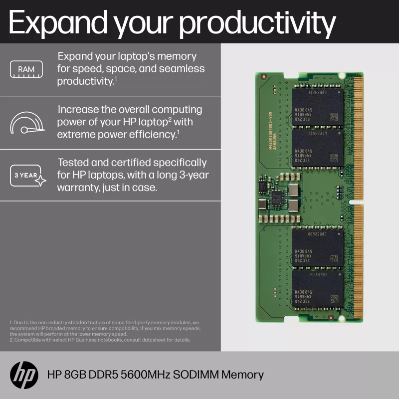 Atminties modulis HP 83P90AA DDR5 8 GB 5600 MHz