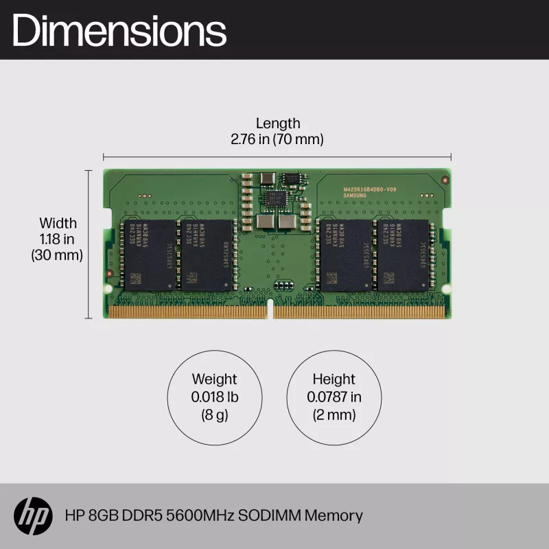 Atminties modulis HP 83P90AA DDR5 8 GB 5600 MHz